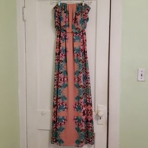 Floral Print Maxi Dress